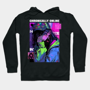 Chronically Online Anime Girl Vol 2 Hoodie